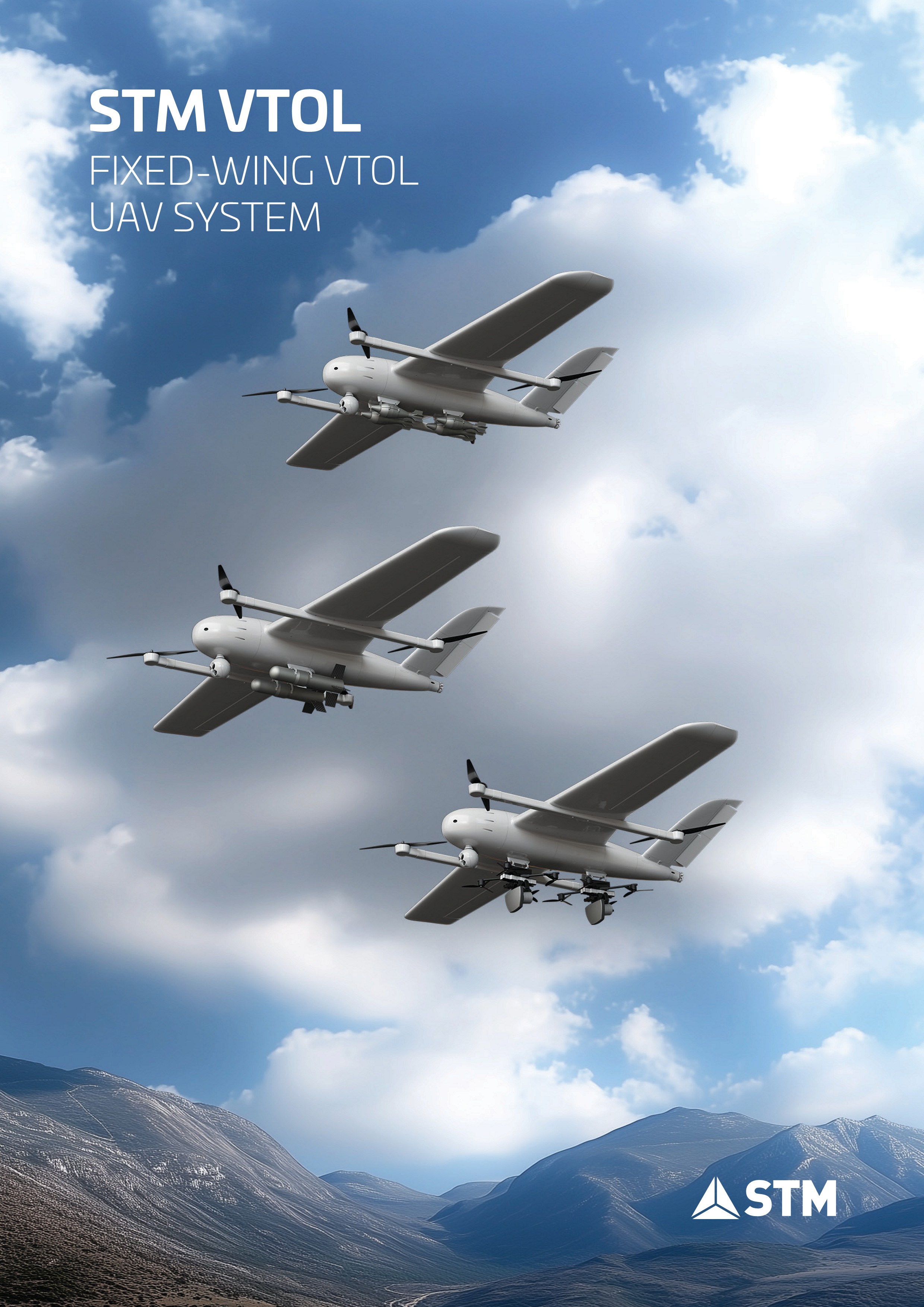 STM FIXED-WING VTOL UAV SYSTEM